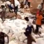 VIDEO: Nigerians loot warehouses full of free Covid-19 relief items