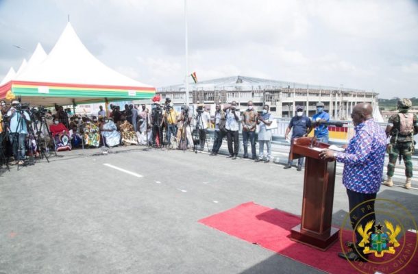 Election 2020: President Akufo-Addo commissions Phase 1 of Obetsebi Lamptey interchange