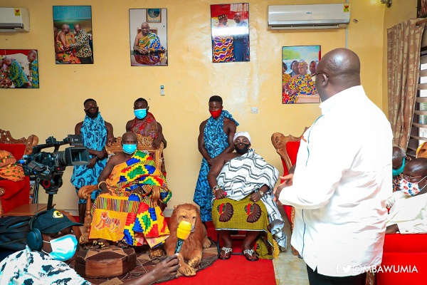 It will be ungrateful if we don’t vote NPP for what they have done for us – Sefwi Paramount Chief