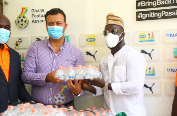 Black Stars receive 400 cartons of X natural mineral water ahead of Sudan clash