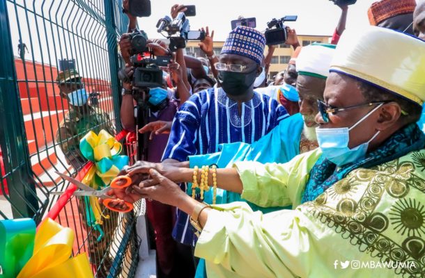 PHOTOS: Dr Bawumia inaugurates New Fadama astro turf named after National Chief Imam