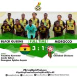Black Queens defeat Morocco 3-1 in International friendly