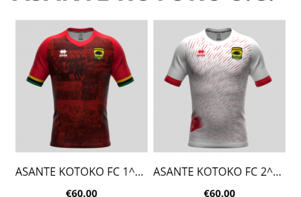 We don't buy Errea jerseys the sponsorship is worth €56,000 per year - Kotoko CEO