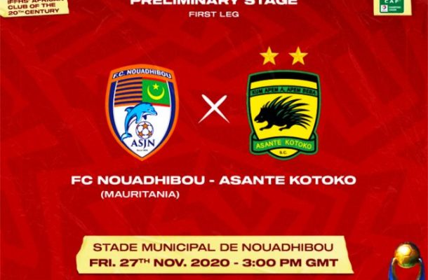 Kotoko announce squad for Mauritanian trip