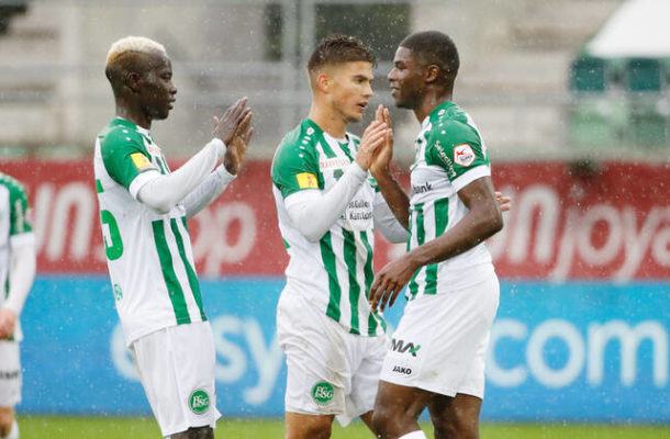 Kwadwo Duah scores to hand St. Gallen a draw against Lausanne