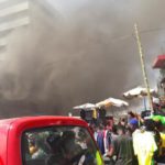 VIDEO: Fire guts Ghana Commercial Bank Kantamanto branch
