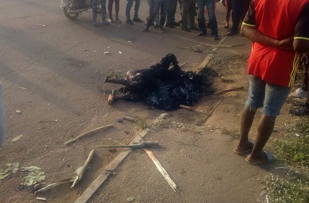 Man burnt to ashes over attempt to steal motorbike