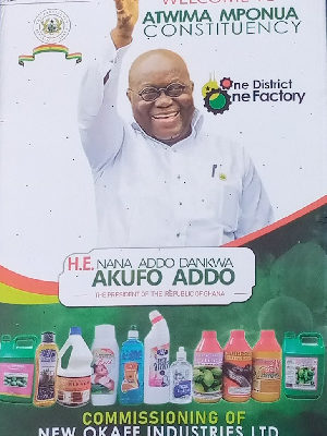1D1F: President Akufo-Addo commissions New Okaff Industries