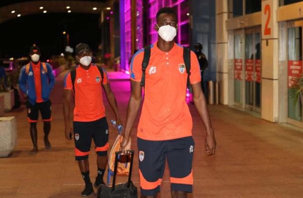 PHOTOS: FC Nouadhibou arrive in Ghana for Kotoko clash