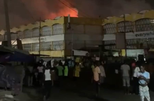 Kaneshie market fire: AMA to provide affected traders temporary shops