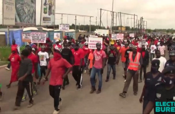 WR: NDC demonstrates to demand Tarkwa, Essikado-Ketan seats