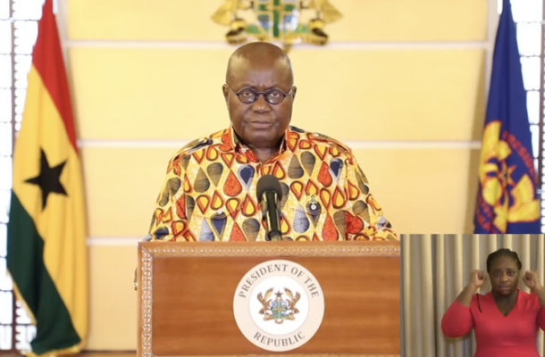Full Text: President Akufo-Addo's address to nation on COVID-19 fight
