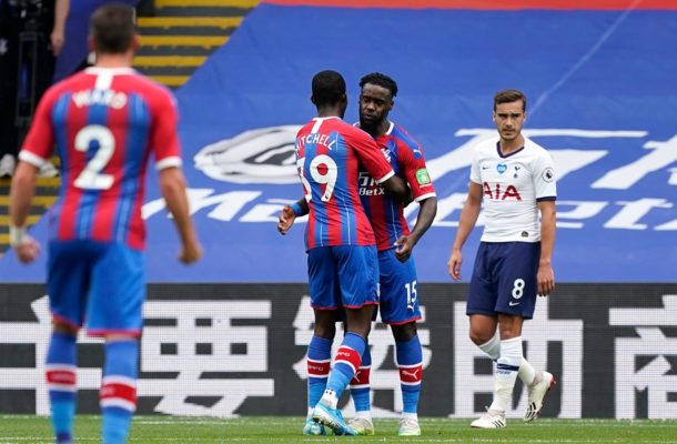 Ghanaian winger Jeffrey Schlupp gives Crystal Palace a point against Spurs