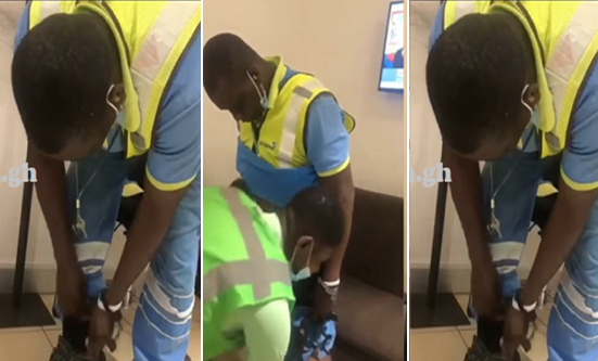 VIDEO: Airport staff arrested for stealing 10 smartphones