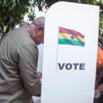 Mahama casts ballot in Bole constituency; complains about ‘a few hitches’