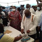 Prez Akufo-Addo votes in Kyebi