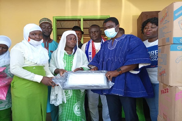 Suhum MCE Margaret Darko donates to Suhum Vocational Institute