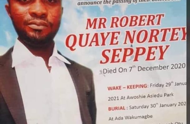 SAD: Funeral poster of infamous kitchen stool headmaster pops up on social media