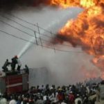 Kumasi: Two-Storey warehouse at Suame Magazine on fire