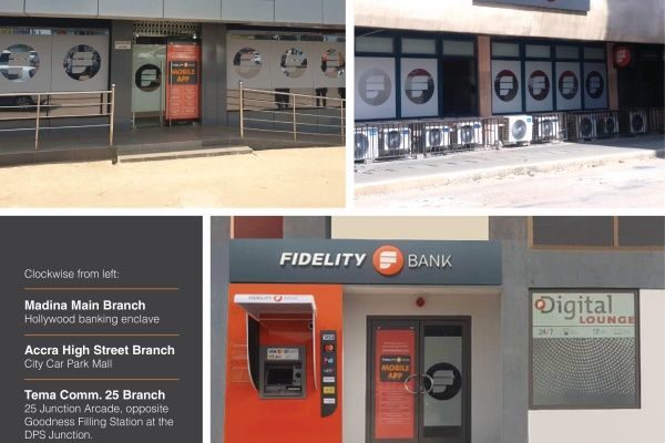 Fidelity Bank Ghana relocates two branches; merges two branches