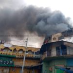 A/R: Fire destroys several shops at Aboabo station