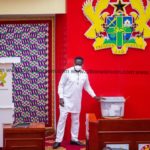 PHOTOS: Injuncted Assin North MP cast vote for speaker of parliament