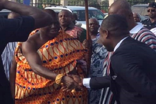 Otumfuo shook my hands and said ‘you are truly a great man’ - Santana brags