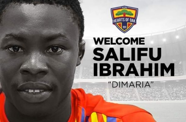 Hearts of Oak officially announce the signing of Salifu Ibrahim