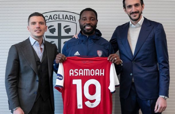 OFFICIAL: Kwadwo Asamoah joins Cagliari