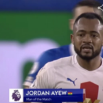 Jordan Ayew adjudged man of the match in Crystal Palace win over Brighton