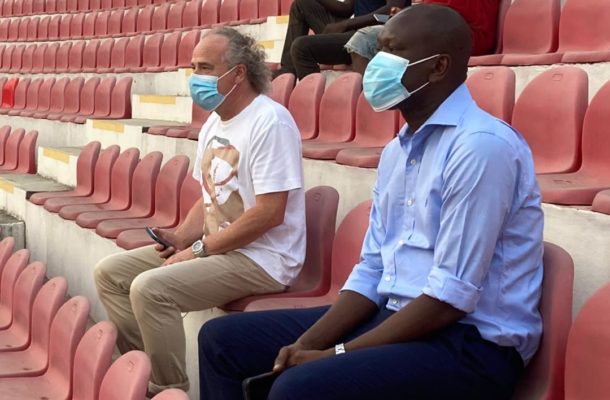 Black Stars coach and Technical Director watch Mantse derby