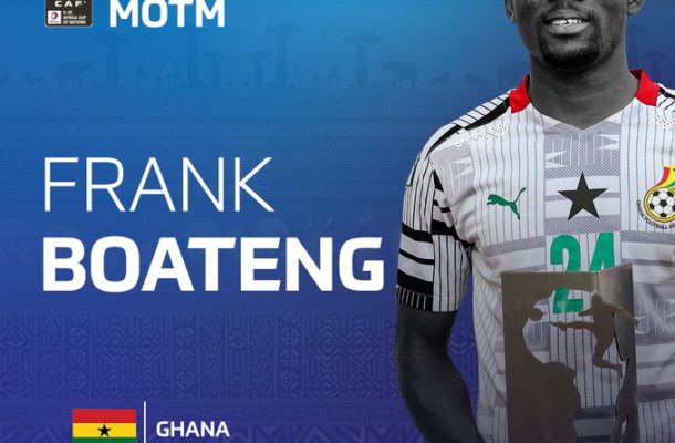 Black Satellites forward Frank Boateng wins man of the match