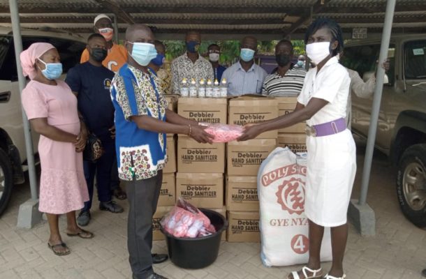 Atiwa West DCE donates PPE to GPRTU; touts developmental projects