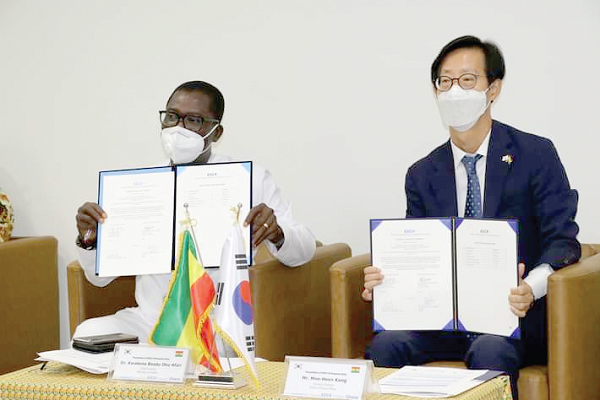 South Korea donates COVID-19 testing equipment, PPE to MoH