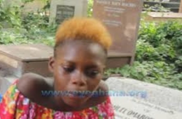 VIDEO: Meet Abena, the young girl who lives at the cemetery with her boyfriend