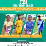 WPL: Four ladies battle for NASCO Player of the month award January