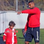 PHOTOS: AC Monza's KP Boateng trains with his adorable son Maddox