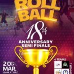 Roll Ball finals on Saturday