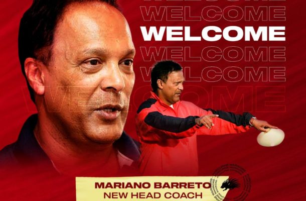 OFFICIAL: Kotoko announce Mariano Barreto as new coach