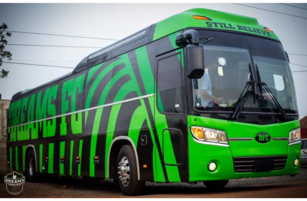PHOTOS: Dreams FC unveil brand new bus