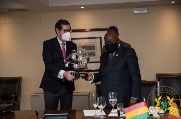 Bring your investments to peaceful Ghana – Akufo-Addo to Spanish investors