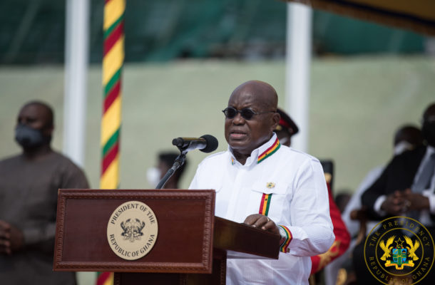 Independence Day: Akufo-Addo commits to revamping economy within a year