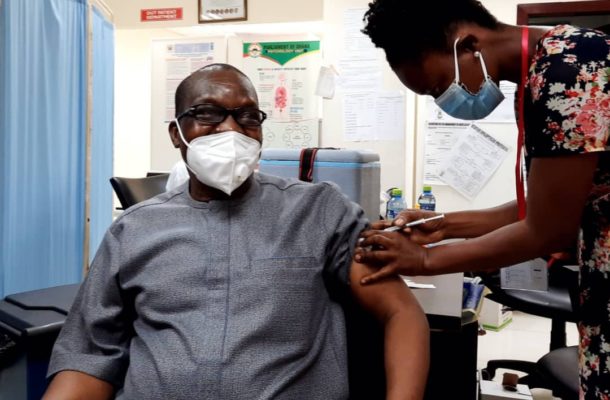 Speaker of Parliament, MPs receive COVID-19 vaccine