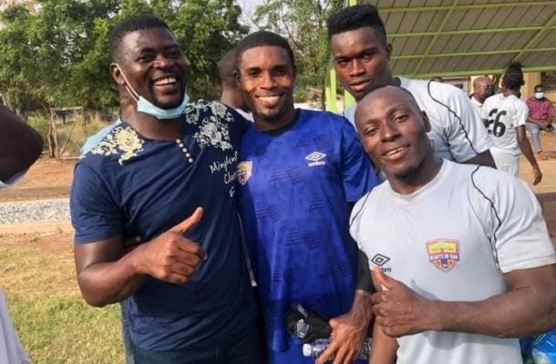 PHOTOS: New Hearts coach Samuel Boadu meets players for the first time