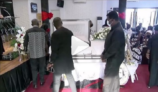 Mourners cry uncontrollably at Home Sweet Home’s Kojo Dadson’s funeral