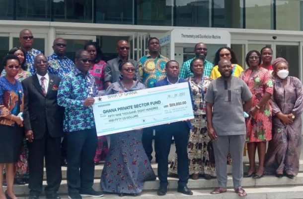 Ghana Mission in Washington, others donate $59,850 to COVID-19 Fund