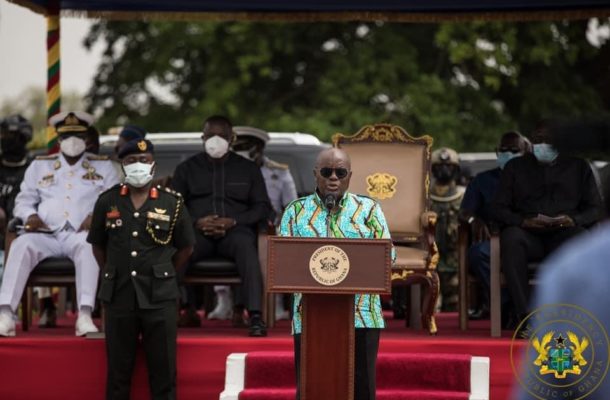 Akufo-Addo commends Armed Forces for action against secessionist groups