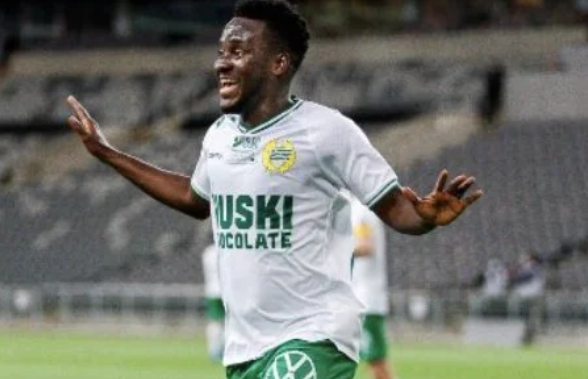 David Accam scores for Hammarby in draw with Halmstad in Sweden