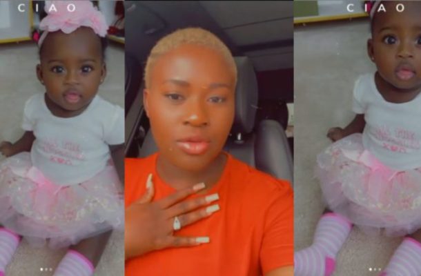 VIDEO: Fella Makafui shares moments her baby picks language lessons from her