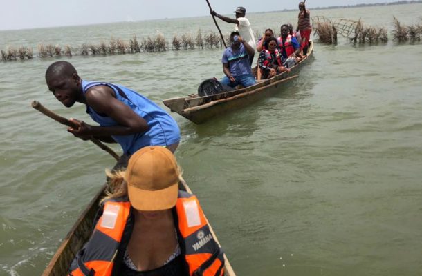 Tourists to Keta thrilled with canoe ride on Lagoon